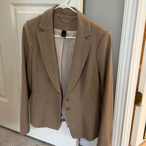 Tan White House Black Market Blazer